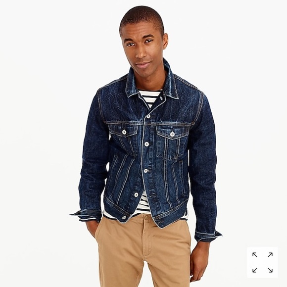 j crew mens denim jacket
